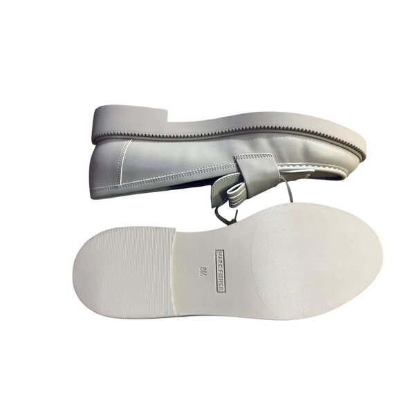 Marc Fisher Calixy Loafers Womens 8M Gray Fringe Slip-On Moc Toe NEW No Tags - Picture 13 of 16